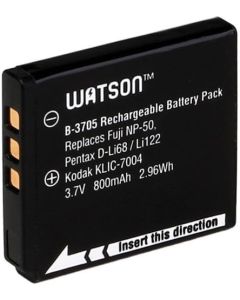 Watson D-Li68 / NP-50 / KLIC-7004 Lithium-Ion Battery Pack (3.7V, 800mAh)