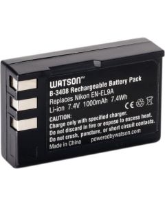 Watson EN-EL9A Lithium-Ion Battery Pack (7.4V, 1000mAh)